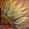 Acrylic on recycled metal sheet